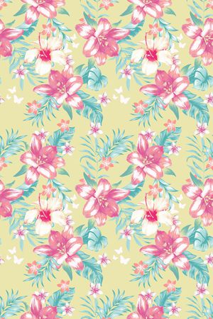 茶花印花华亿平台图片