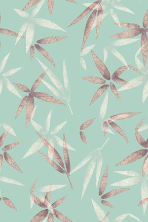 绿植树叶印花华亿平台图片