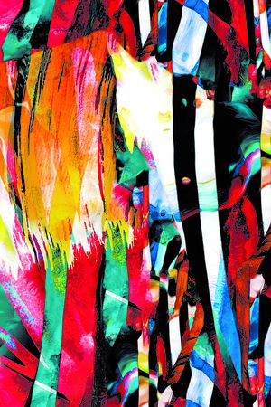 几何印花华亿平台图片