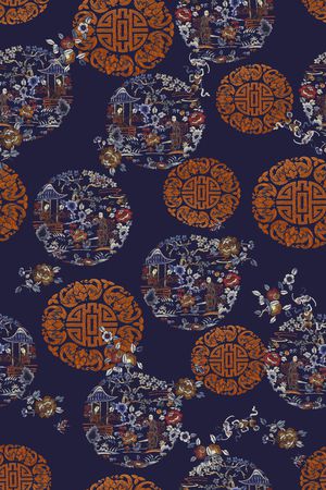 香云纱印花华亿平台图片