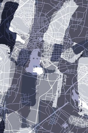 线条印花华亿平台图片