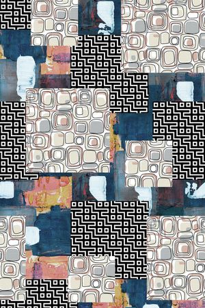 抽象印花华亿平台图片