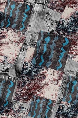 抽象印花华亿平台图片