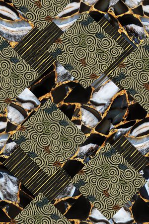 抽象印花华亿平台图片