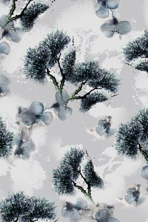 连衣裙印花华亿平台图片