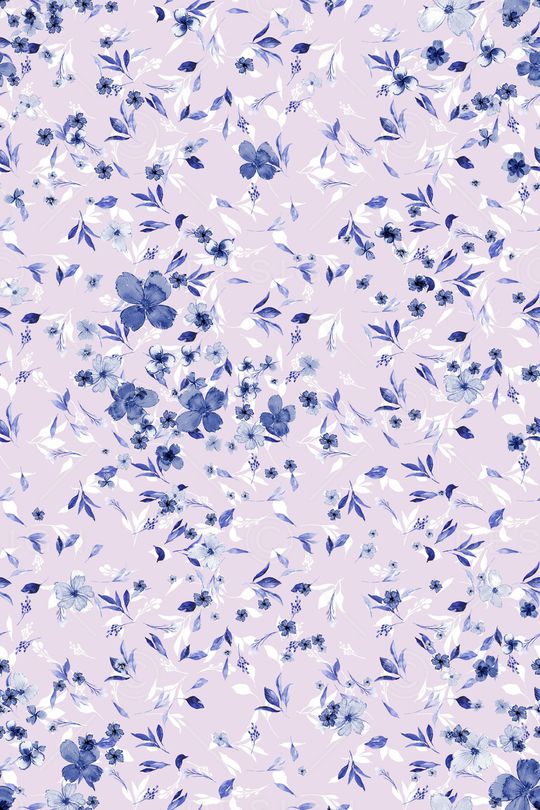 清爽底花卉印花华亿平台图片