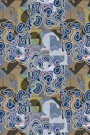 线条印花华亿平台图片