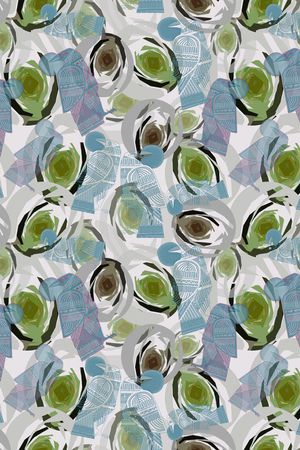 几何印花华亿平台图片