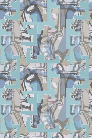 几何印花华亿平台图片