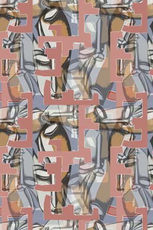 几何印花华亿平台图片