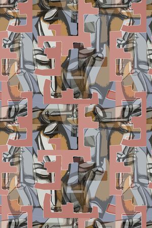 几何印花华亿平台图片