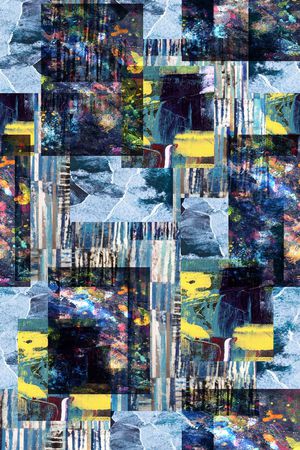 抽象印花华亿平台图片