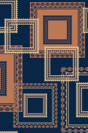 几何印花华亿平台图片