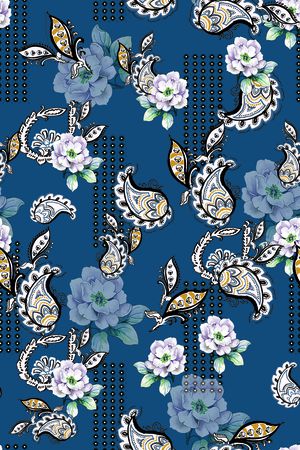 连衣裙印花华亿平台图片