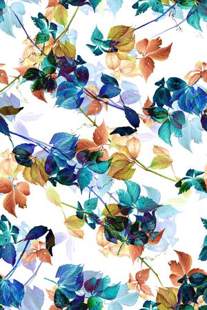 绿植树叶印花华亿平台图片