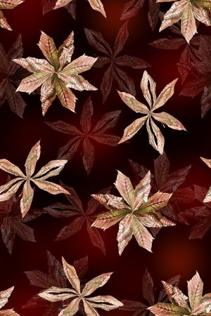 绿植树叶印花华亿平台图片