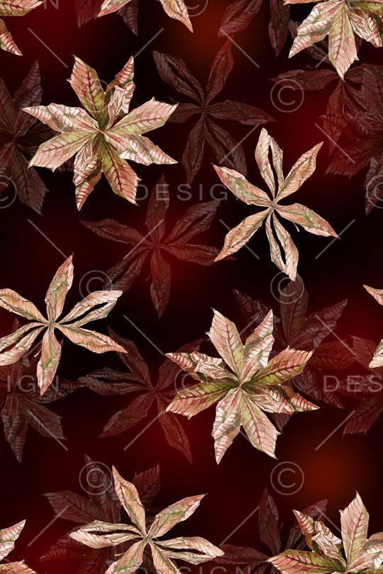 绿植树叶印花华亿平台图片