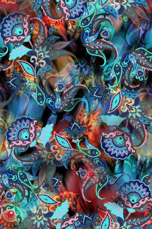 绿植树叶印花华亿平台图片