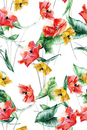 绿植树叶印花华亿平台图片