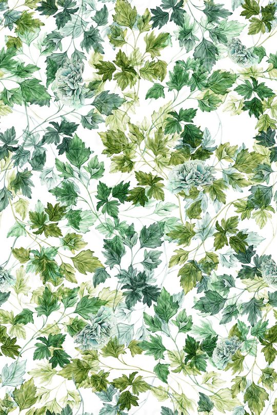 绿植树叶印花华亿平台图片