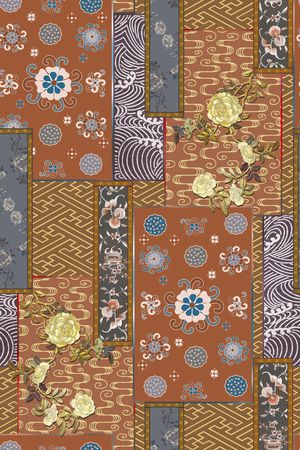 真丝印花华亿平台图片