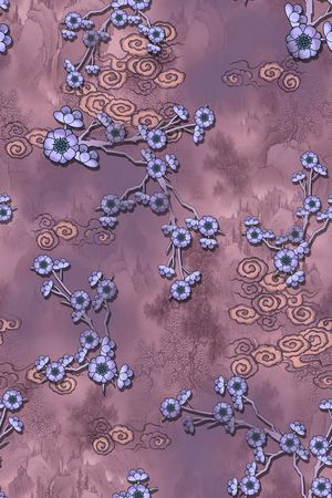 中国风印花华亿平台图片