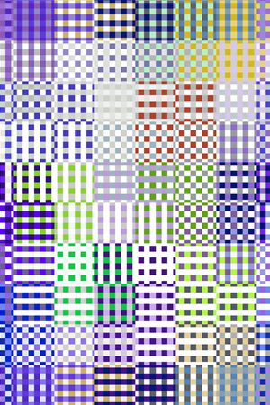 格子印花华亿平台图片