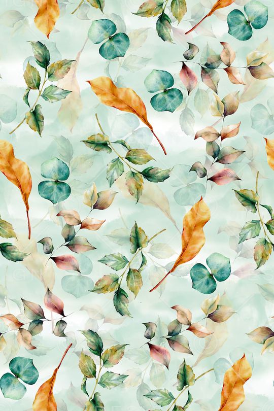 绿植树叶印花华亿平台图片