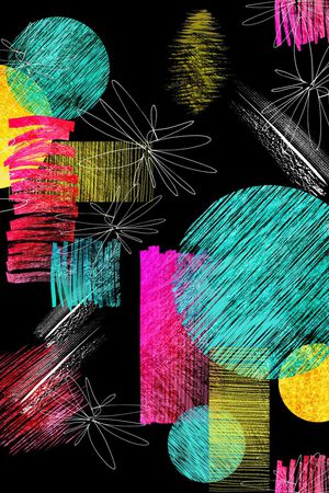 几何印花华亿平台图片