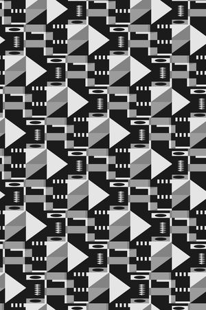 几何印花华亿平台图片