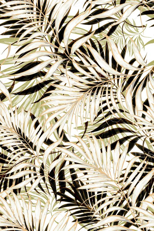 绿植树叶印花华亿平台图片