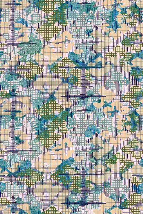 几何印花华亿平台图片