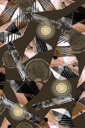 几何印花华亿平台图片