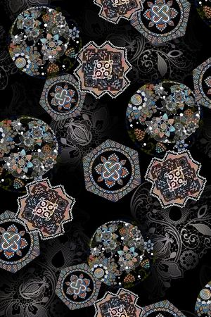 几何印花华亿平台图片