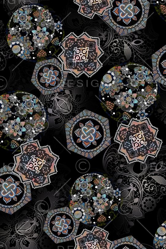 几何印花华亿平台图片