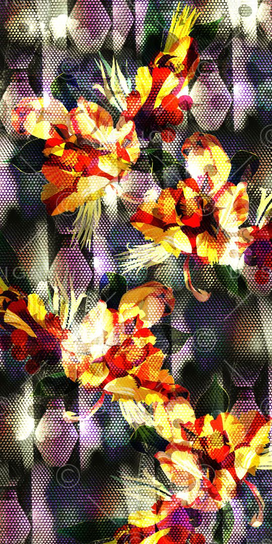 数码定位花印花华亿平台图片