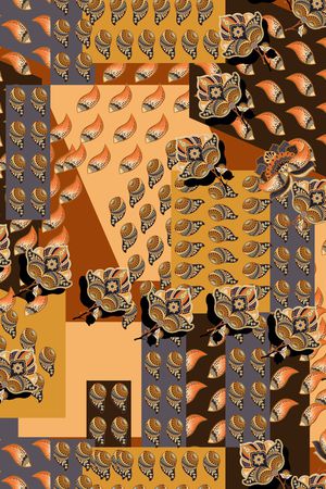 连衣裙印花华亿平台图片