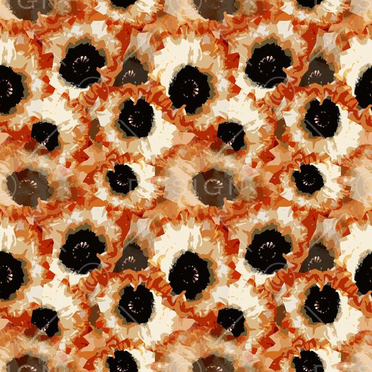 抽象花卉印花华亿平台图片