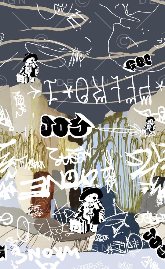 男装定位花印花华亿平台图片