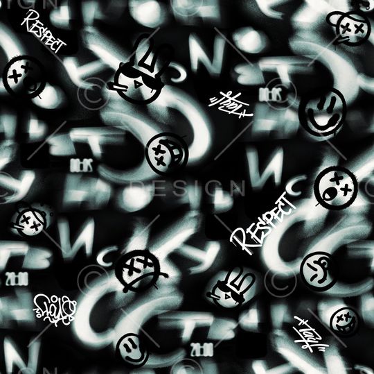 涂鸦印花华亿平台图片