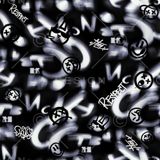 涂鸦印花华亿平台图片