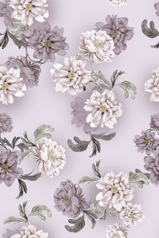 清爽底花卉印花华亿平台图片