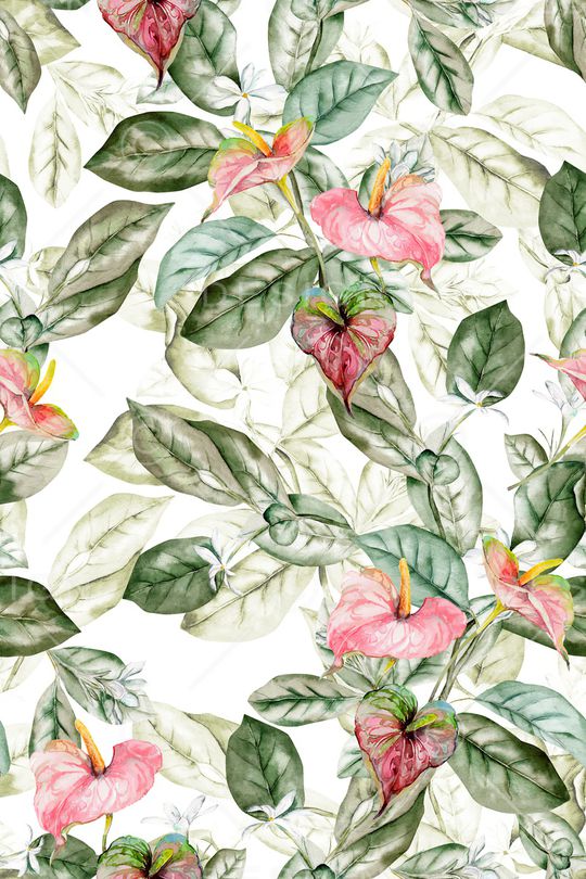 绿植树叶印花华亿平台图片