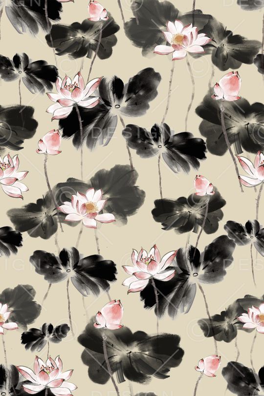 中国风印花华亿平台图片