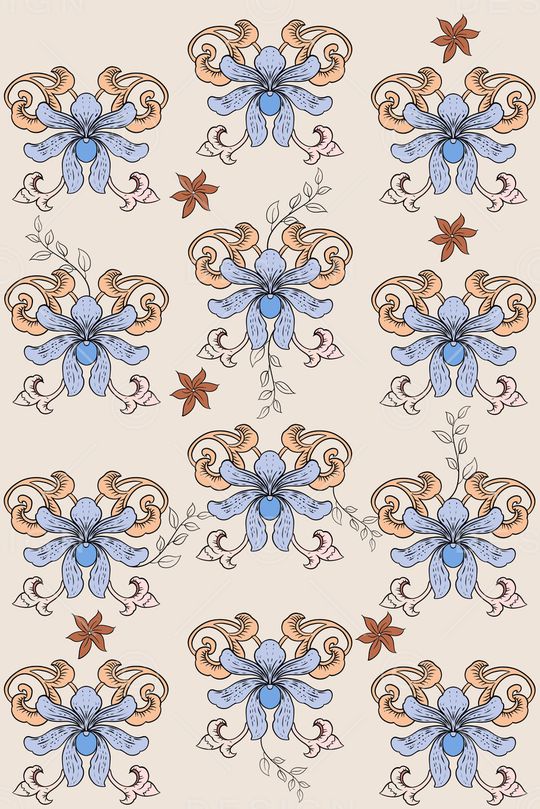 复古印花华亿平台图片