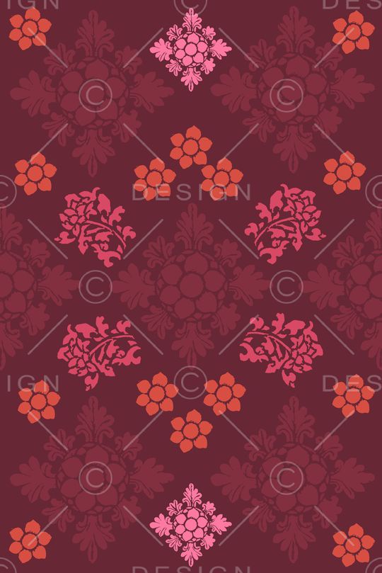 传统纹样印花华亿平台图片