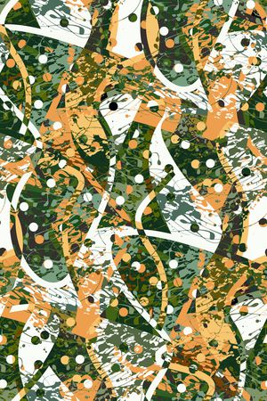 抽象男装印花华亿平台图片