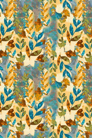 绿植树叶印花华亿平台图片