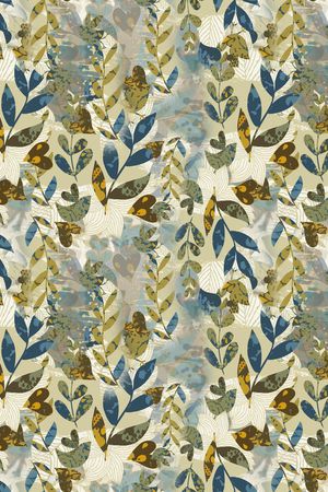 绿植树叶印花华亿平台图片