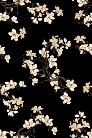 中国风印花华亿平台图片